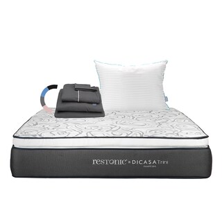 Foto 1 | Colchón Dicasa Trini Color Azul Matrimonial + Almohada Royal + Sábanas Royal