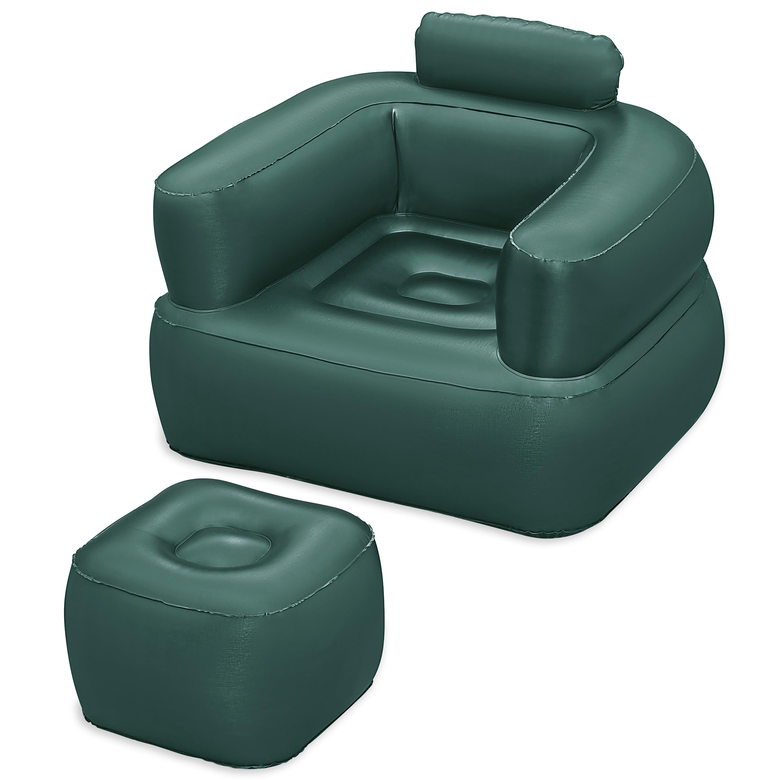 Foto 4 pulgar | Sillón Inflable Bestway 107 x 99 x 80 cm con Descanso 2 Colores