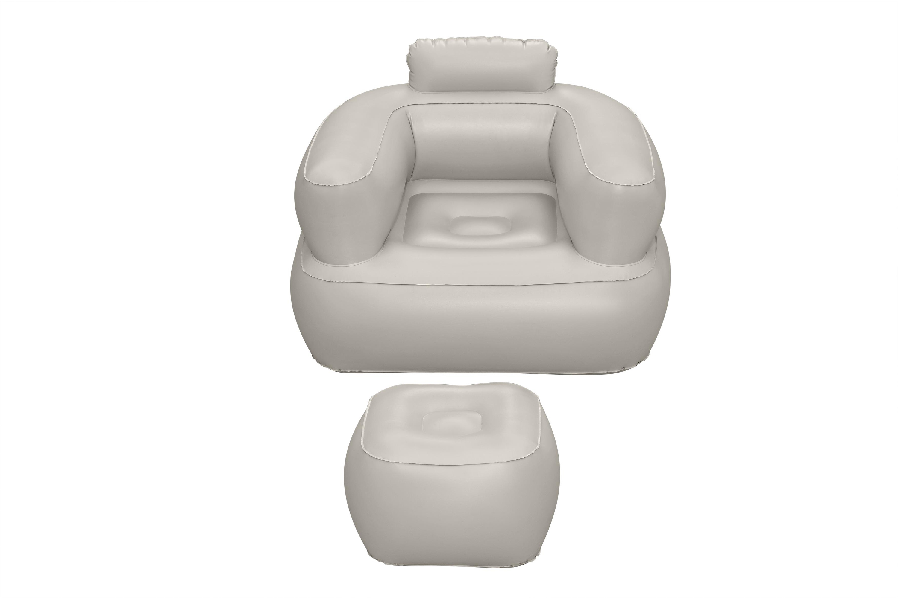 Foto 9 pulgar | Sillón Inflable Bestway 107 x 99 x 80 cm con Descanso 2 Colores