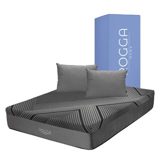 Foto 1 | Rogga Colchon+almohada 2pack Gris Oxford Memory Foam Matrimonial
