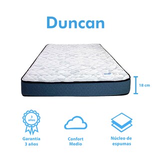 Foto 2 | Colchón Caja Dormimundo Duncan Matrimonial