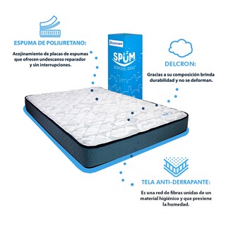 Foto 3 | Colchón Caja Dormimundo Duncan Matrimonial