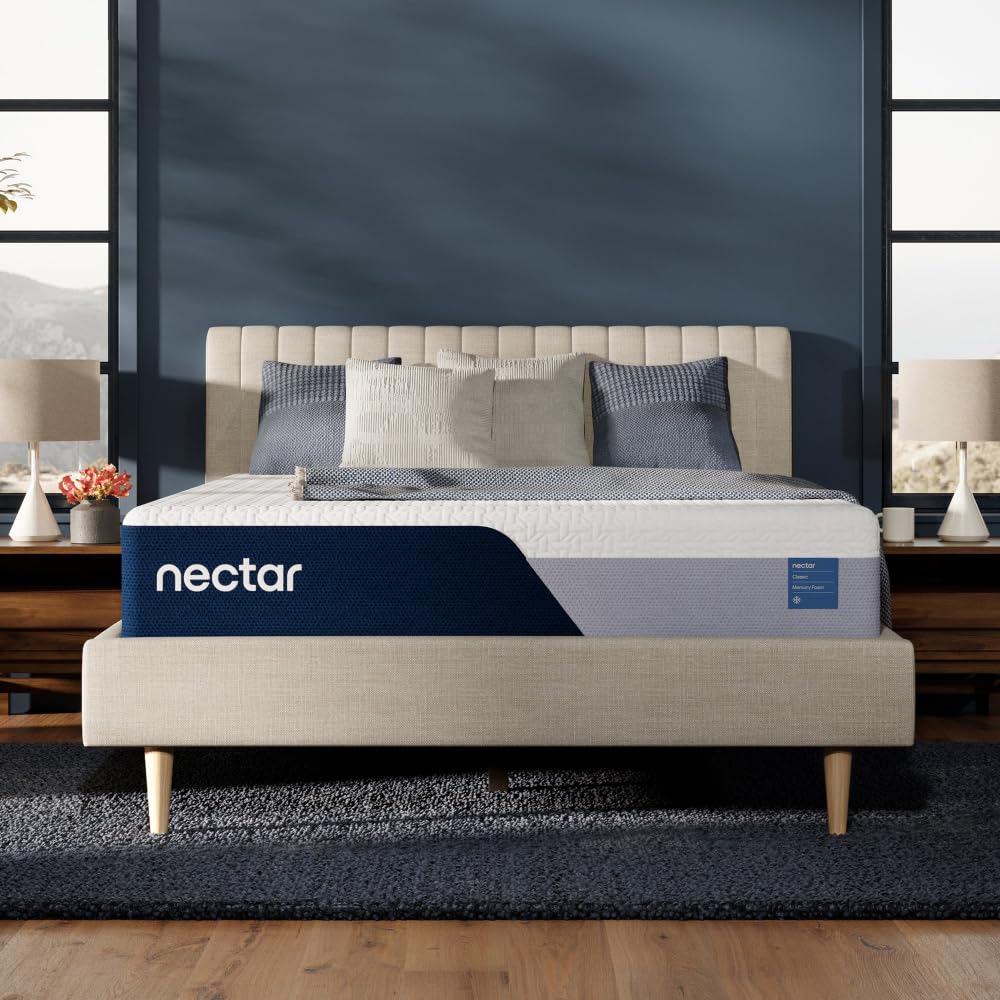 Colchón Nectar Classic Twin De Espuma Viscoelástica De Firmeza Media De 12 Pulgadas - Venta Internacional.