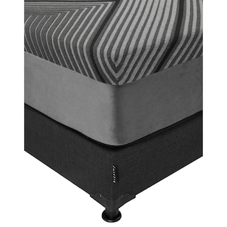 Foto 5 | Rogga Box Colchon+box+sabanas Softy Belucci Black Negro Matrimonial