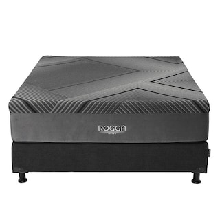 Foto 3 | Rogga Box Colchon+box+almohada 2pack+protector Cloud Belucci Black Negro Matrimonial
