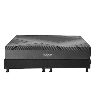 Foto 2 | Colchón Rogga+Box Dicasa Color Negro King Size+Almohada 2pack+Protector Cloud