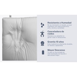 Foto 3 | Almohada Pily Memory Foam King Size