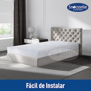 Foto 7 | Magmalife Snoozelle Comfort Colchón Individual Firme, Espuma Alta Densidad, Memory Foam, Frescura Al Dormir, En Caja