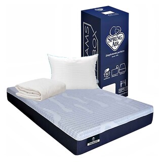 Foto 1 | Colchón Spring Air Premier Color Blanco King Size + Almohada Royal + Protector Ultra