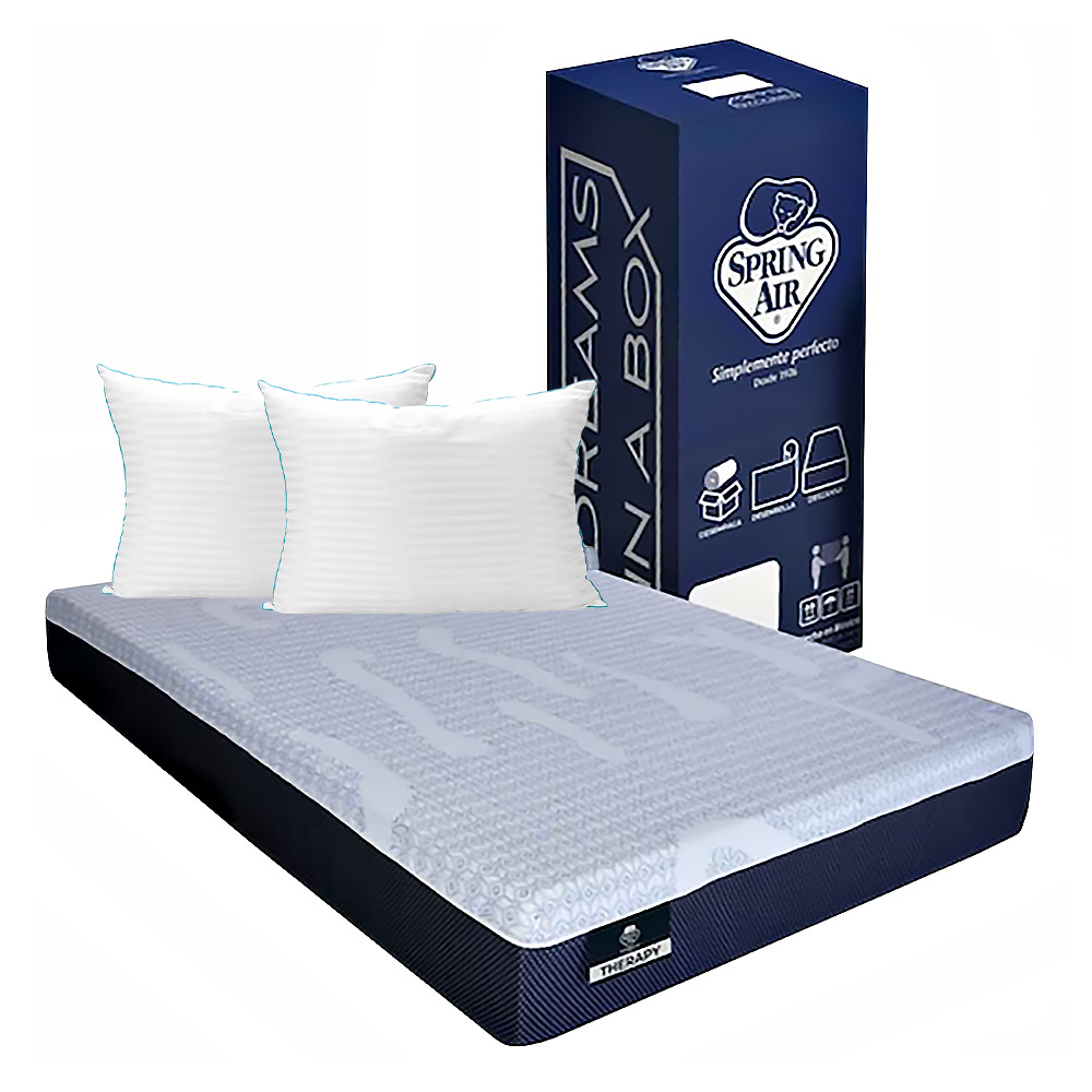 Foto 1 | Colchón Spring Air Premier Color Blanco King Size + Almohada Royal Twin