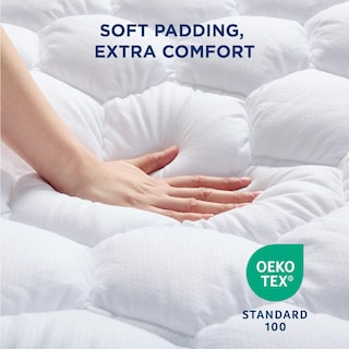 Foto 3 | Funda De Colchón Bedsure Rv Short Queen Con Diseño De 3 Zonas, Color Blanco - Venta Internacional.