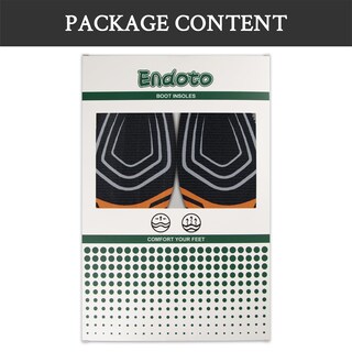 Foto 6 | Bota Insoles Endoto Con Punta Cuadrada Para Zapatos Ariat M10.5 Para Hombre - Venta Internacional.