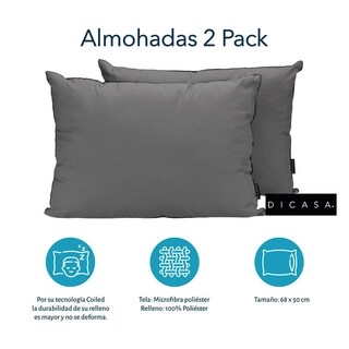 Foto 4 | Colchón Restonic Ergosum + Base Dicasa Matrimonial + Almohada 2pack + Protector Cloud + Sábanas Softy + Edredón Homy