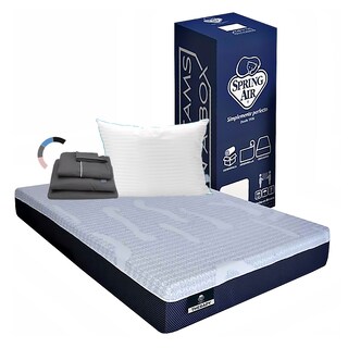 Foto 1 | Colchón Spring Air Therapy Color Blanco King Size + Almohada Royal + Sábanas Royal