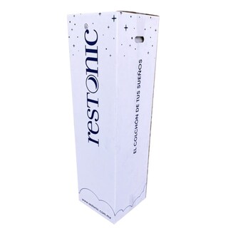 Foto 4 | Colchón Restonic Lather Color Blanco Queen Size + Almohada Royal + Sábanas Royal