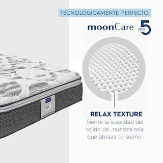 Foto 4 | Colchón King Size Restonic Más 2 Almohadas Para Un Descanso Total