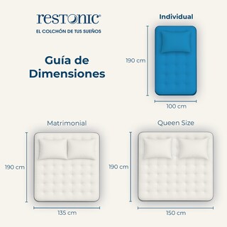 Foto 8 | Colchón Individual Restonic Para Un Descanso Reparador