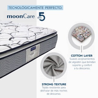Foto 5 | Colchón King Size Restonic En Kit De Lujo Con 2 Almohadas