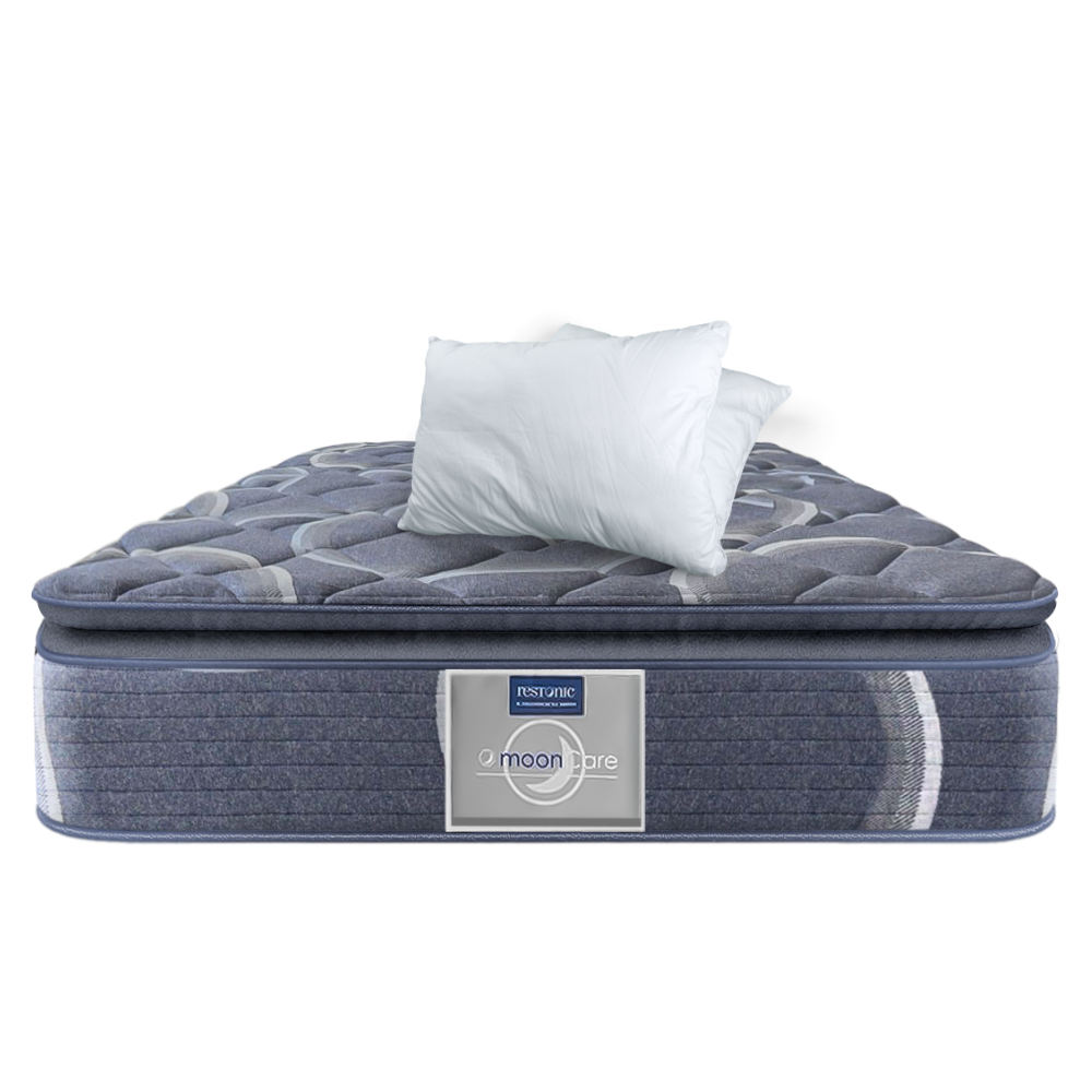 Colchón Matrimonial Restonic Paquete 2 Almohadas Confort