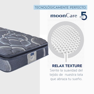Foto 4 | Colchón Matrimonial Restonic Paquete 2 Almohadas Confort