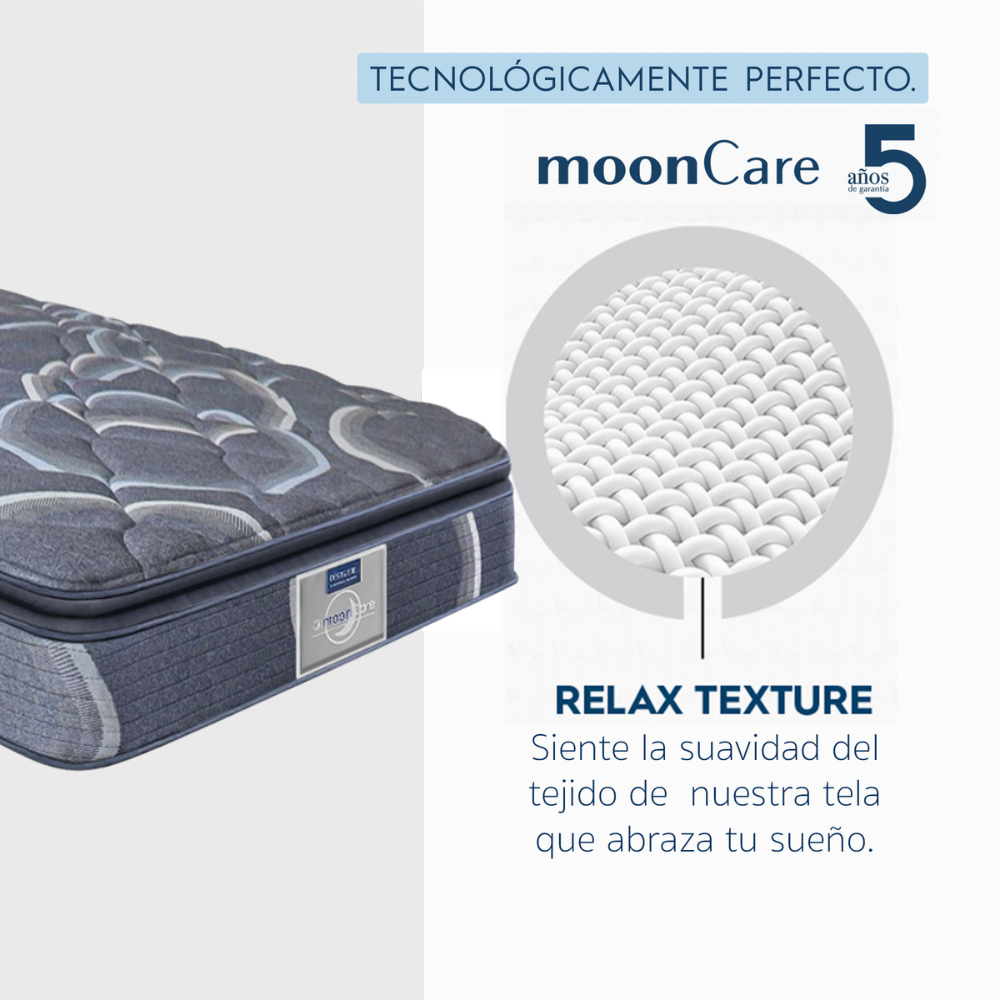 Foto 3 pulgar | Colchón Individual Restonic Kit 2 Almohadas Descanso