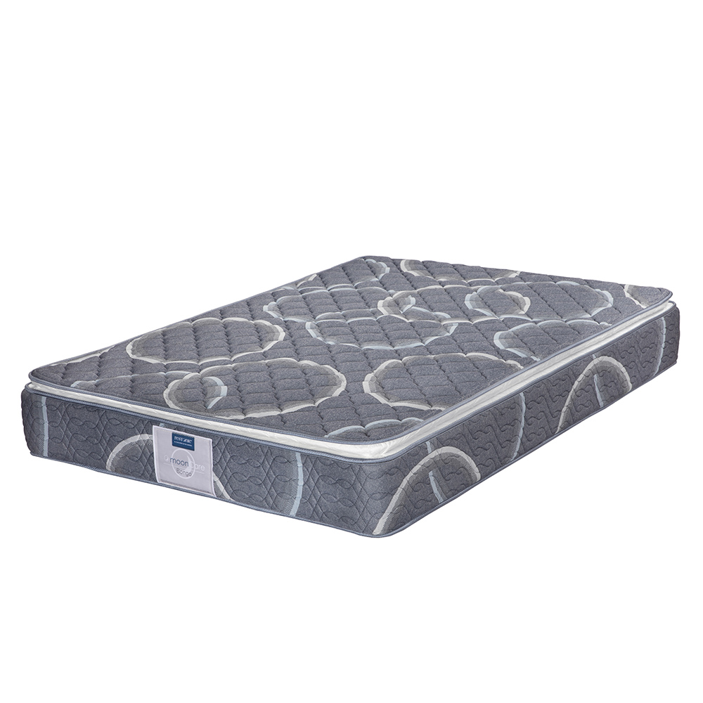 Foto 3 | Colchón Restonic Bongo Color Azul Matrimonial + Almohada Osos + Protector Ultra