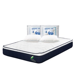 Foto 1 | Colchón Restonic Eon Color Azul King Size + 2 Almohadas Osos