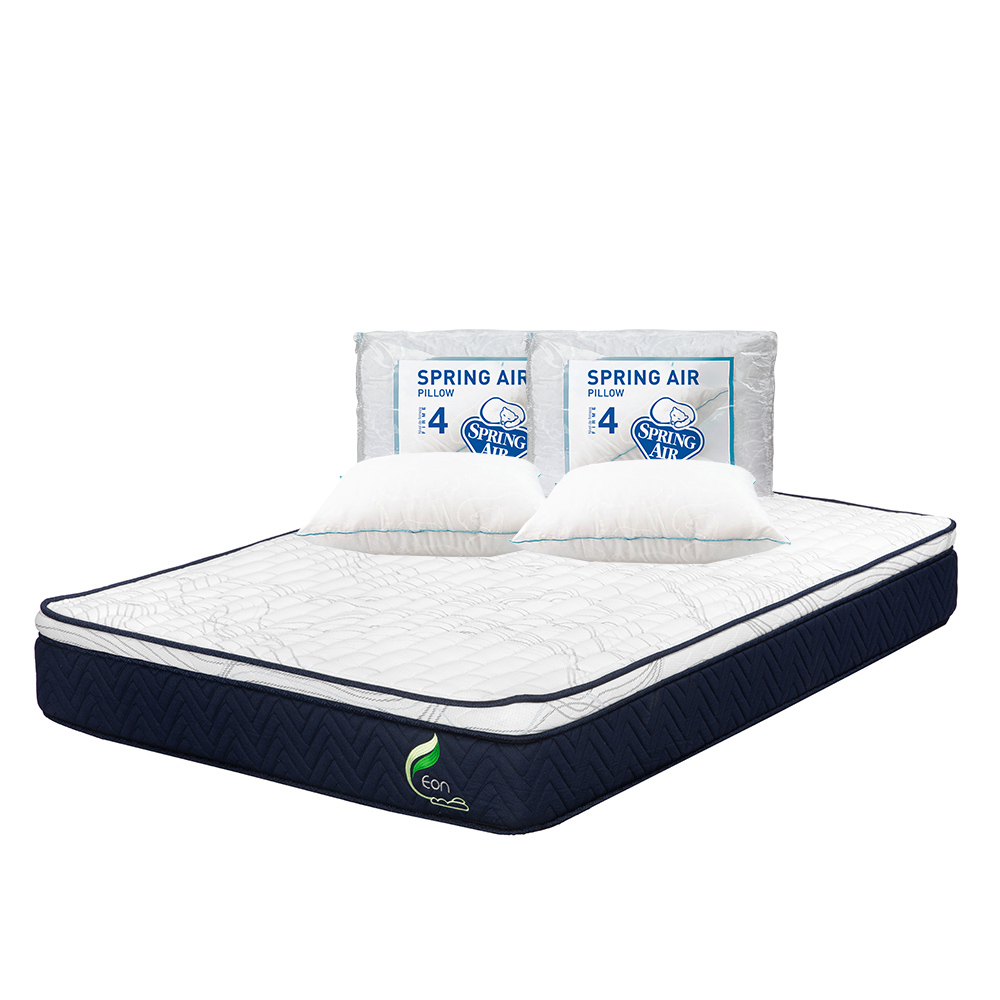 Foto 1 | Colchón Restonic Eon Color Azul Queen Size + 2 Almohadas Osos