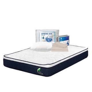 Foto 1 | Colchón Restonic Eon Color Azul King Size + Almohada Osos + Sábanas Basic