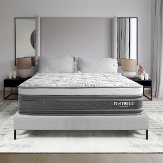 Foto 1 | Colchón King Size Restonic Kit De Lujo 2 Almohadas Confort Total