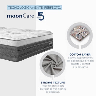 Foto 5 | Colchón King Size Restonic Kit De Lujo 2 Almohadas Confort Total
