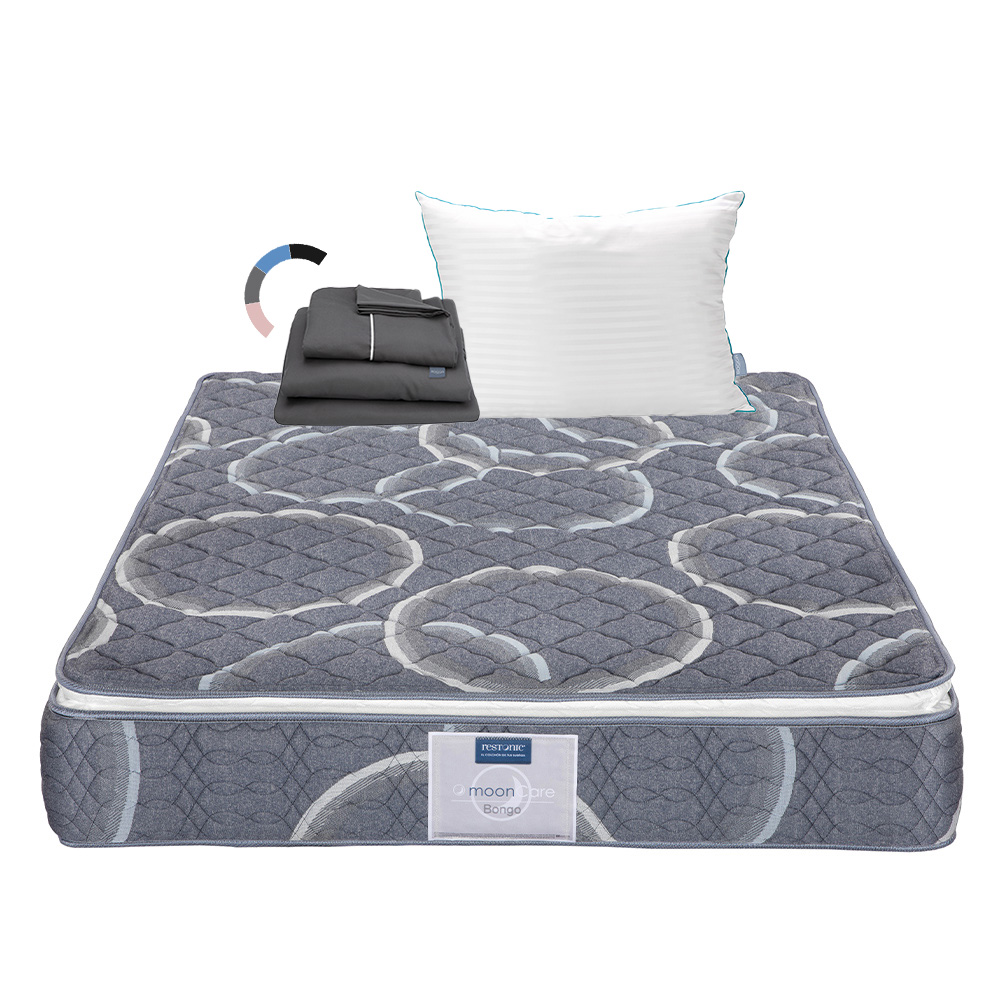 Colchón Dicasa Bongo Queen Size + Almohada Royal + Sábanas Royal