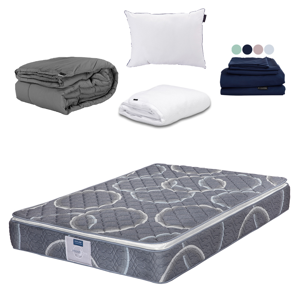 Foto 1 | Colchón Dicasa Bongo King Size+almohada One+protector Cloud+sábanas Softy+edredón Homy