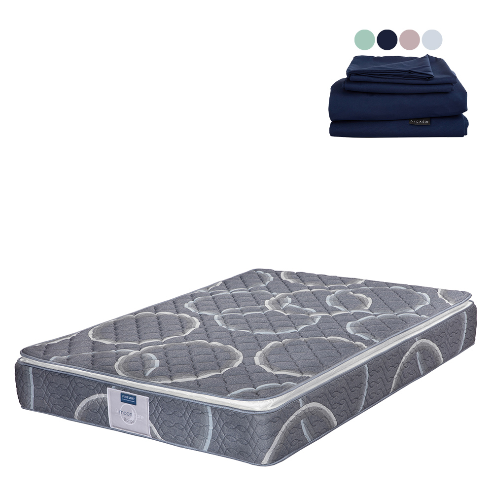 Colchón Dicasa Bongo Queen Size + Juego De Sábanas Softy
