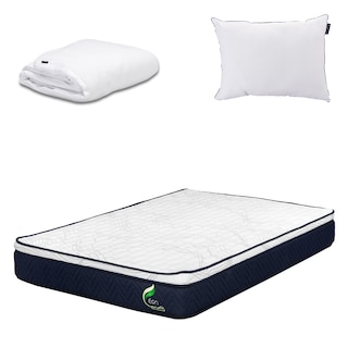 Foto 1 | Colchón Dicasa Eon Queen Size + Almohada One + Protector De Colchón Cloud