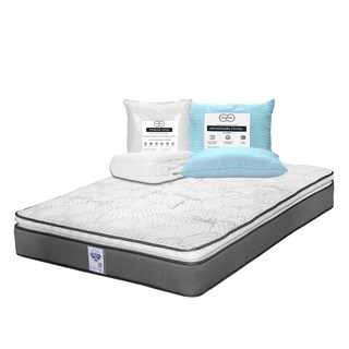 Foto 1 | Colchón Spring Air Prestige Color Gris King Size + Almohada Trinity + Protector Trinity