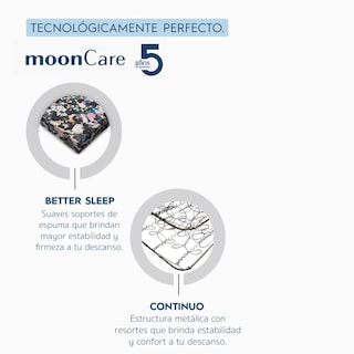 Foto 6 | Colchón Individual Restonic Mooncare Confort+ Almohada + Kit Suplementos