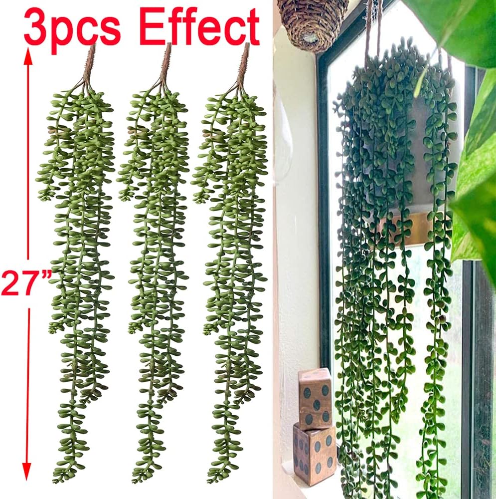 Foto 5 pulgar | Venta Internacional - Colgante de Perlas Artificiales con Forma de Planta Paquete de 3 Unidades