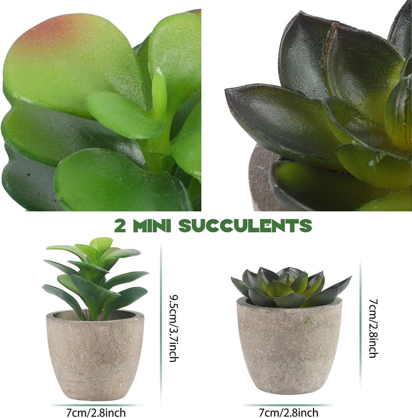 Foto 4 pulgar | Venta Internacional - Set de Plantas Falsas Jieyou Eucalipto y Romero Suculentas X4