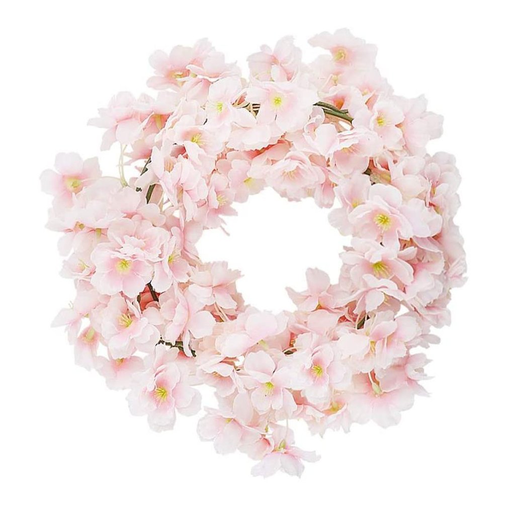 Guirnalda Artificial Con Flores De Cerezo Y Enredaderas, 1,8 M - Venta Internacional.