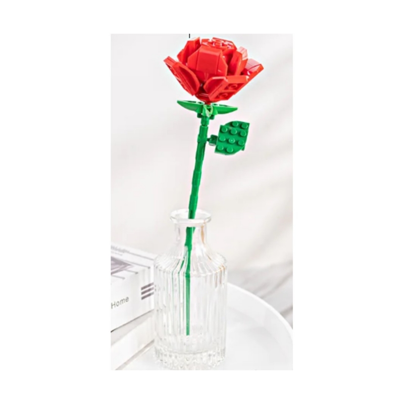 Kit De Construcción Para Ramo De Flores, Color Rosa, 80 Piezas Con Rosas De 30 Cm - Venta Internacional.