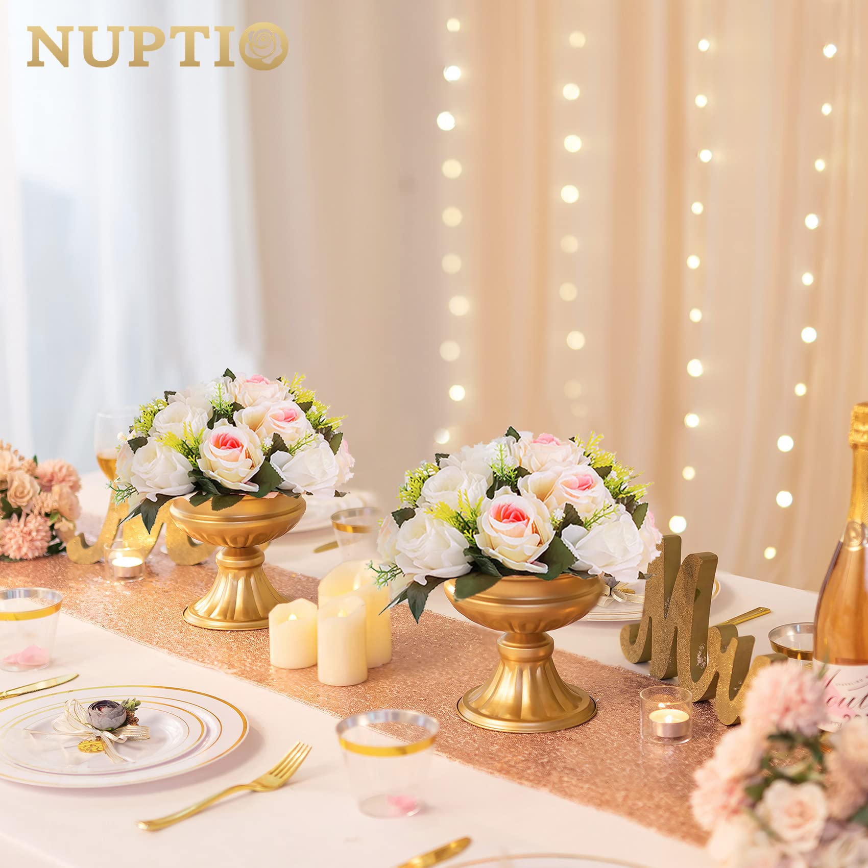 Foto 4 | Ramo de Flores Artificiales Nuptio con Base 6 Piezas - Venta Internacional