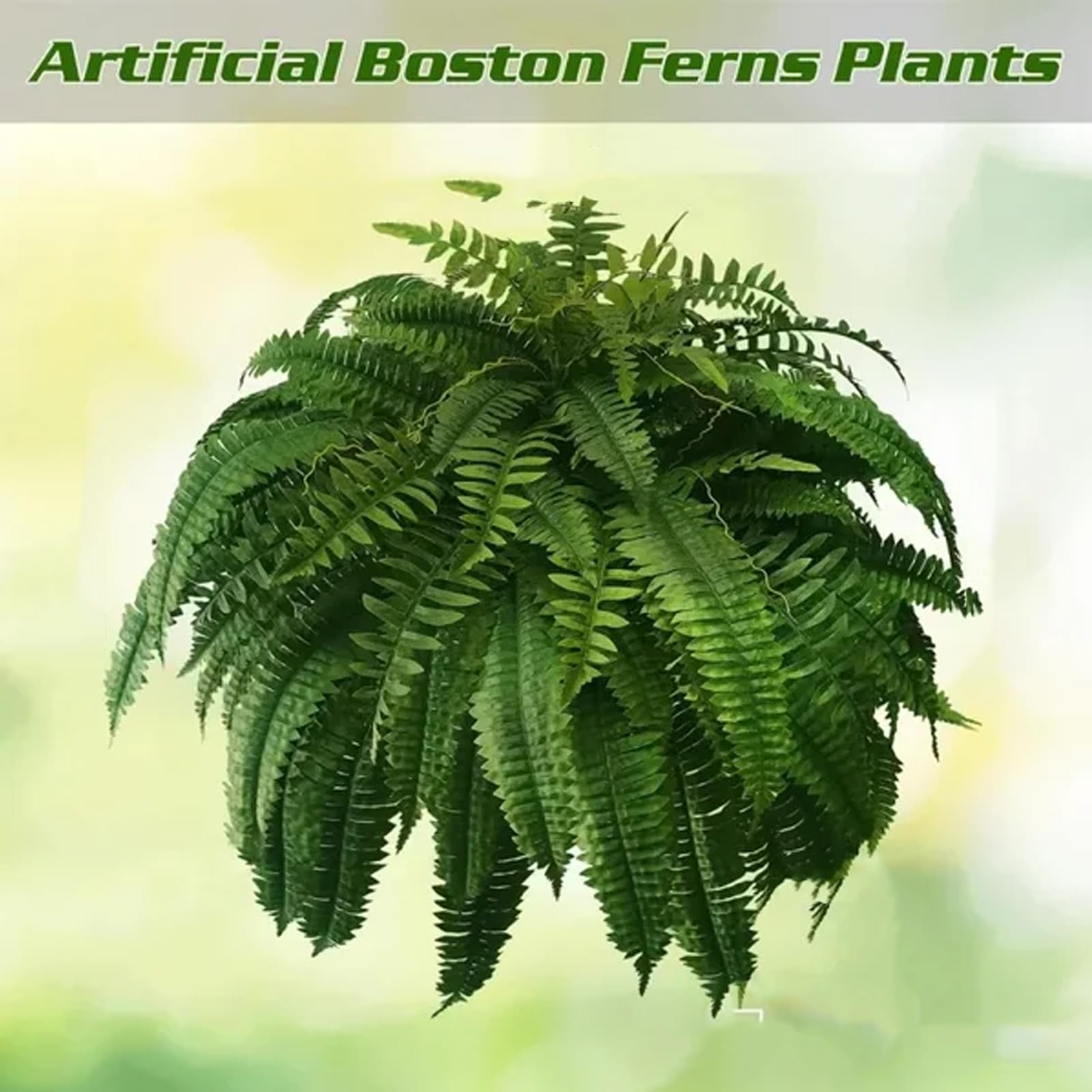 Foto 4 | Helechos Artificiales de Boston para Exteriores 24 Piezas - Venta Internacional