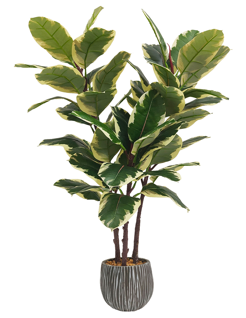 Planta Artificial Decorativa Moderna Con Maceta Oak De 100cm De Alto Artego Para Hogar Sala Comercio Oficina