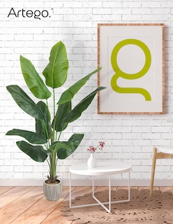 Foto 6 | Planta Artificial Decorativa Moderna Con Maceta Ave De Paraiso Sin Flor Grande De 150cm De Alto Artego