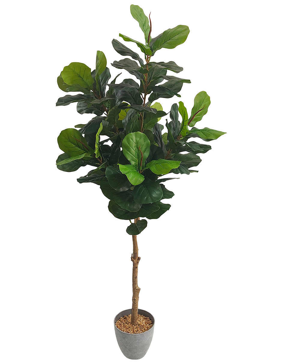 Foto 2 pulgar | Planta Artificial Decorativa Moderna Con Maceta Ficus Lyrata Grande De 180cm De Alto Artego Para Hogar Sala Comercio