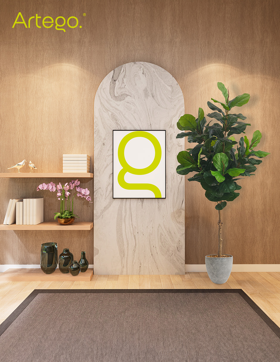 Foto 8 pulgar | Planta Artificial Decorativa Moderna Con Maceta Ficus Lyrata Grande De 180cm De Alto Artego Para Hogar Sala Comercio