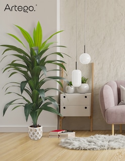 Foto 8 | Planta Artificial Decorativa Moderna Con Maceta Dracaena Palo De Brasil Grande De 150cm De Alto Artego