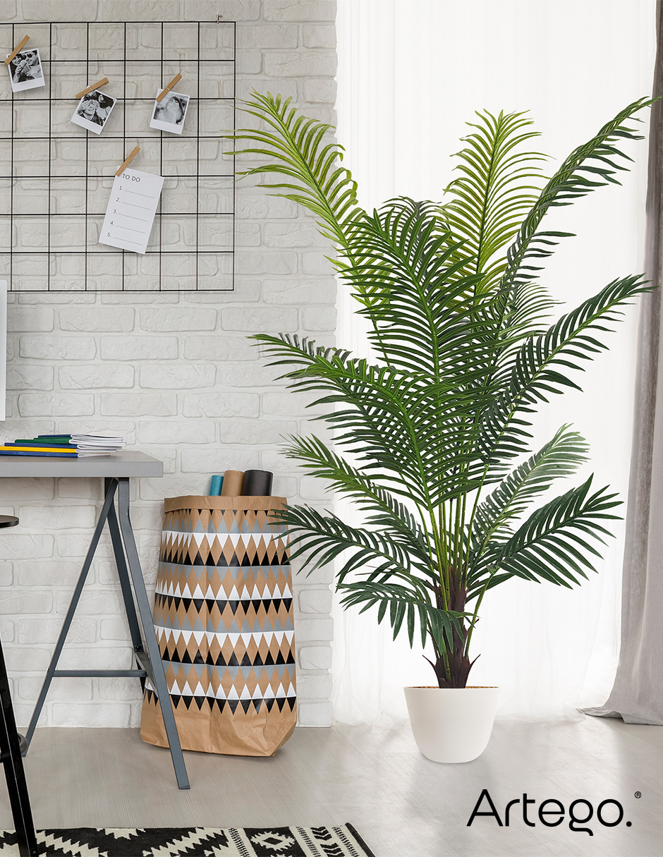 Foto 7 pulgar | Planta Artificial Decorativa Moderna Con Maceta Palmera Hawaii Grande De 160cm De Alto Artego Para Hogar Sala Come