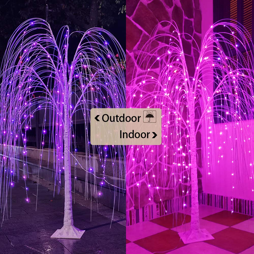 Foto 4 pulgar | Led Willow Tree Pooqla 240 Rgb De 5 Pies Con Control Remoto - Venta Internacional.